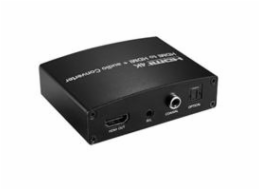 PREMIUMCORD HDMI 4K Audio extraktor s oddělením audia na stereo jack, SPDIF Toslink, RCA