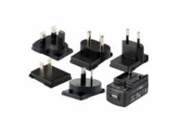 Honeywell ScanPal EDA70,60,50 - KIT,5V/2A PS,5 PLUGS PACKED - zásuvkové adaptéry