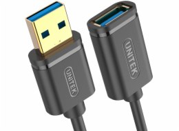 Unitek USB-A - USB-A kabel USB 2 m černý (Y-C459GBK)