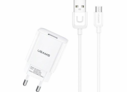 Síťová nabíječka 2.1A microUSB kabel