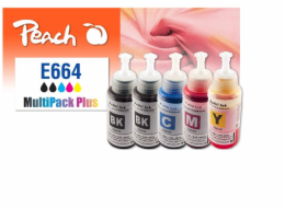 Inkoust Peach Epson 664 CombiPack Plus - kompatibilní PEACH kompatibilní cartridge Epson 664, CombiPack Plus