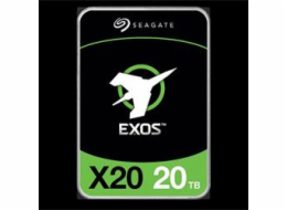 SEAGATE Exos X20 20TB HDD / ST20000NM002D / SAS / 3,5" / 7200 rpm / 256MB / 512E/4KN