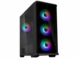 Zalman skříň Z10 Duo / ATX / 4x120 mm ARGB fan / 2xUSB 3.0 / USB-C / tvrzené sklo