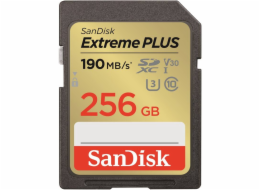 SanDisk Extreme PLUS SDXC 256GB 190MB/s V30 UHS-I