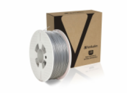 Verbatim 3D Printer Filament ABS 1,75 mm 1 kg silver/metal grey