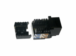 XtendLan Keystone jack RJ45, narážecí, CAT 6, UTP černý