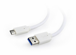 Gembird kábel USB 3.0 (AM) na USB 3.1 (CM), 3 m, biely