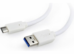 Gembird kabel USB 3.0 (AM) na USB 3.1 (CM), 0.5 m, bílý