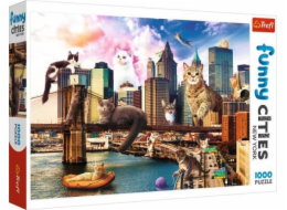 Puzzle Cats in New York 1000 dílků