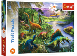 Puzzle 200 dílků Draví dinosauři