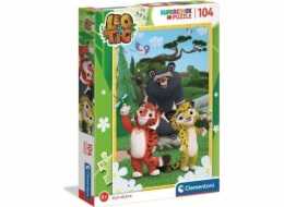 Puzzle 104 elementy Leo i Tig