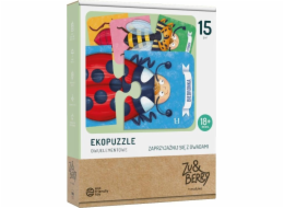 Dvoudílné puzzle Spřátelte se s hmyzem