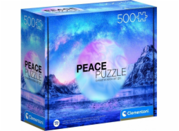 Puzzle 500 dílků Peace Collection Light Blue