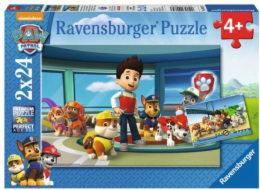 Puzzle 2x24 dílků Paw Patrol team