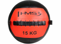 Cvičební míč HMS Wall Ball 15kg červený (17-41-030)