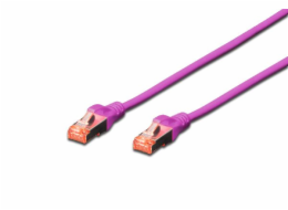 Digitus CAT 6 S-FTP patch cable, Cu, LSZH AWG 27/7, length 2 m, color violet