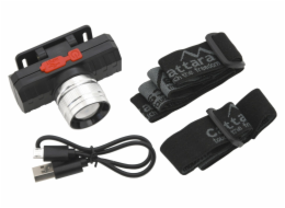 LED čelovka Cattara SCORPION 90lm ZOOM nabíjecí