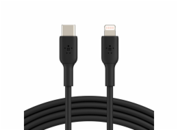 Belkin USB-C kabel s lightning konektorem, 1m, černý