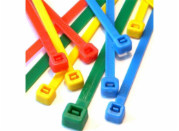 TECHLY 306479 Nylon cable ties 200pcs multicolor