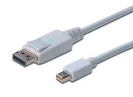 Digitus DisplayPort připojovací kabel, mini DP/M - DP/M 1.0m