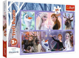 Trefl Puzzle Svět plný kouzel Frozen 2 24 Maxi el.