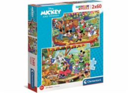 Clementoni Puzzle 2x60 Mickey and Friends 21620