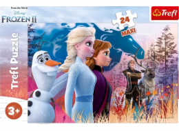 Puzzle 24 prvků MAXI Frozen 2 - Kouzelná cesta