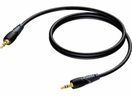 3,5mm jack samec stereo kabel - 3,5mm jack samec stereo 0,75m