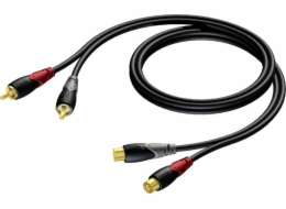 Kabel 2x RCA / CINCH Samec - 2x RCA / CINCH Samec 1,5m