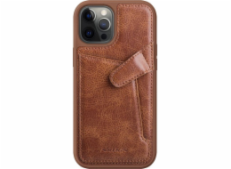 Kožené pouzdro Aoge Apple iPhone 12 Mini Brown