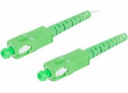 LANBERG optický patch cord SM SC/APC-SC/APC simplex 25m LSZH G657B3 průměr 3mm, barva bílá