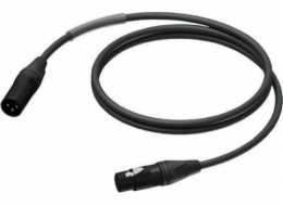 DMX AES / EBU kabel Samec XLR - Samice XLR, Highflex 3m