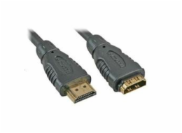 PREMIUMCORD Kabel prodlužovací HDMI - HDMI 2m, zlacené konektory