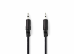 Nedis CAGB22000BK20 - Stereofonní Audio Kabel | 3,5mm Zástrčka - 3,5mm Zástrčka | 2 m | Černá barva