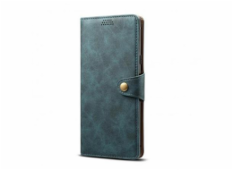 Lenuo Leather flipové pouzdro pro Xiaomi Redmi Note 8, modrá