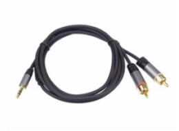 PREMIUMCORD kabel, Jack 3.5mm-2xCINCH M/M 1,5m