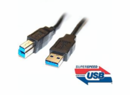 PREMIUMCORD kabel USB 3.0, Super-speed 5Gbps A-B, 9pin, 3m