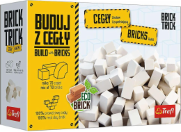 Brick Trick doplňková sada, bílé hradní kostky 70 kusů