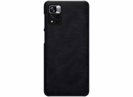 Nillkin  Qin Case Case pro Xiaomi Poco X4 Pro 5G Kryt fotoaparátu Kryt pouzdra Flip Case Black