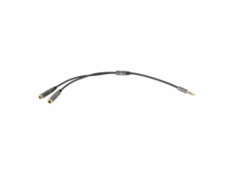 Kabel LCH JACK 3.5 konektor 4 pin/2xJACK 3.5 zdířka stereo