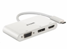 D-Link 3-in-1 USB-C to HDMI/VGA/DisplayPort Adapter 45020043