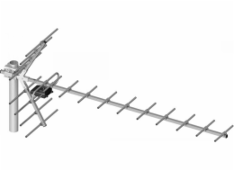 RTV DPM YAGA 19 / 21-69 DVB-T anténa (19prvková / zesilovač WE24 / zdroj HN40W / balicí fólie)
