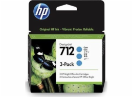 HP Ink 712 3-Pack 29ml azurový inkoust DesignJet