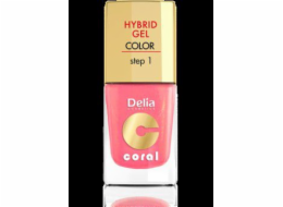 Delia Cosmetics Coral Hybrid Gel nail nail č. 16 teplý středně růžový 11ml