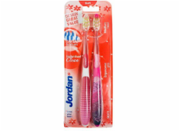 Jordan DUO Individual Clean Soft Toothbrush - mix barev 2ks