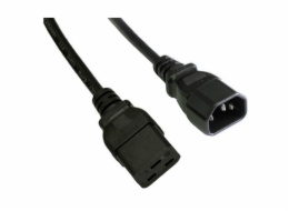 AKY AK-UP-02 Akyga Power cable extension AK-UP-02 IEC C19 / C14 250V/50Hz 1.8m