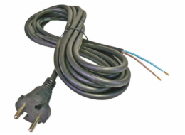Kabel flexo guma 2x1mm, černá, 3m S03030