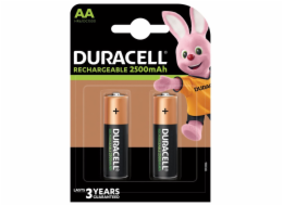 Duracell Rechargeable baterie 2500mAh, 2 ks (AA)