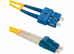 Qoltec Fiber Optic Patch Cord SC/UPC - LC/UPC | Singlemode | 9/125 | G652D | Duplex | 2m