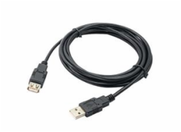 Akyga kabel USB AM-AF 3.0m /černá 